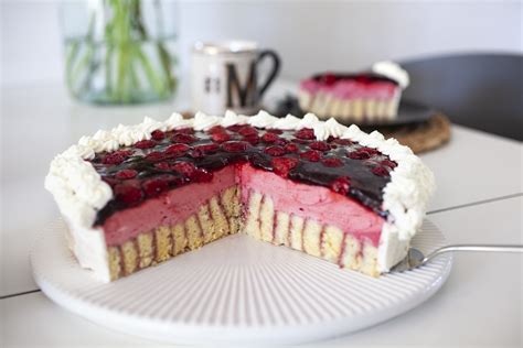 Himbeer Joghurt Torte Mit Fruchtspiegel Makajumy De