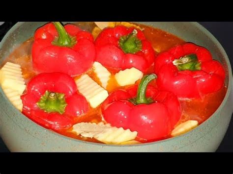 Как приготовить замороженные фаршированные перцы? - YouTube