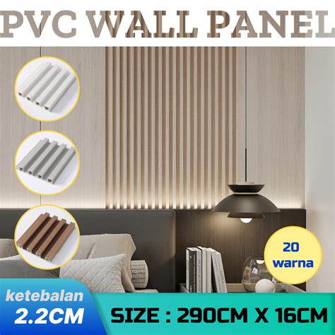 Jual Meter X Cm Wall Panel Pvc Papan Kayu Wpc Panel Dinding