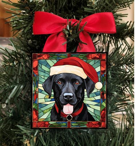 Black Lab Ornament Black Labrador Ornament Black Lab Christmas