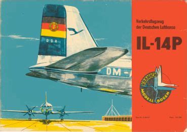 Verkehrsflugzeug Der Interflug Iljuschin Il P Deutsche Lufthansa Ddr