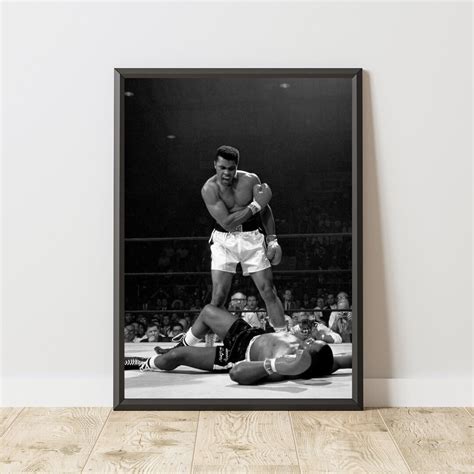 Muhammad Ali Poster, Muhammad Ali Print, Muhammad Ali Wall Art, Vintage ...