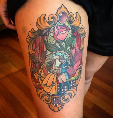 75 Dazzling Stained Glass Tattoo Ideas Nothing Less Than A Work Of Art