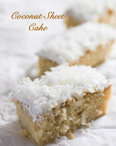 Coconut Sheet Cake