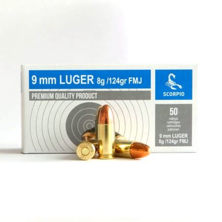 STV SCORPIO 9mm Luger 124gr FMJ Armeria Ares E Artemide