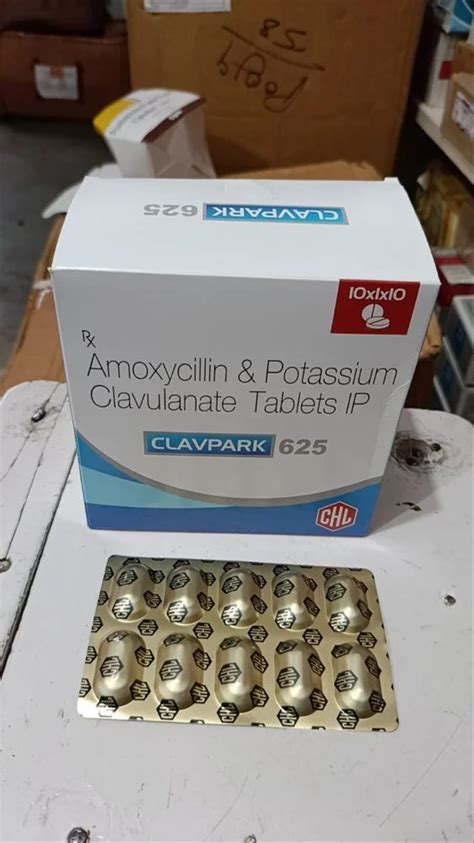 Clavpark 625 Amoxicillin Potassium Clavulanate Tablets Ip At Rs 650 Box Pharmaceutical Tablets