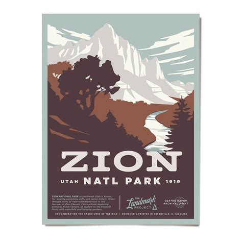 Zion National Park Poster – Madewell Mercantile