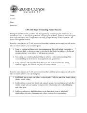 Unv Rs T Reflection Online Docx Name Course Date Instructor