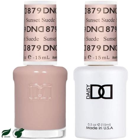 Dnd Duo Gel And Nail Polish Set Sheer Collection Sunset Suede 879 2