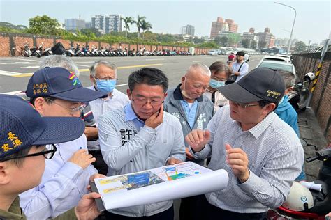 為解決北鳳山地區積淹水問題 立委許智傑爭取興建八德滯洪池