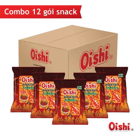 Combo G I Oishi Snack T M Cay C Bi T G G I Shopee Vi T Nam