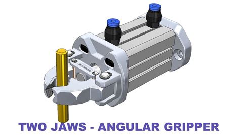 Gripper Two Jaws Angular Gripper Solidworksgrippermechanism