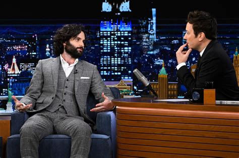 YOU Star Penn Badgley In Thom Browne On THE TONIGHT SHOW STARRING JIMMY