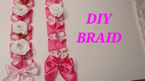 Homecoming Mum Braid Diy Ruffles And Roses Braid Tutorial Youtube