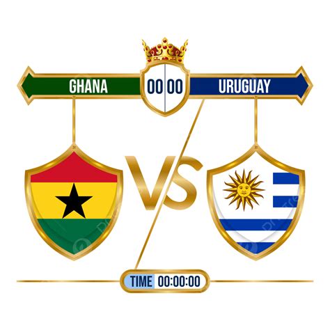 Ghana Vs Uruguay World Cup 2022 Vintage Ghana Vs Uruguay Flag PNG