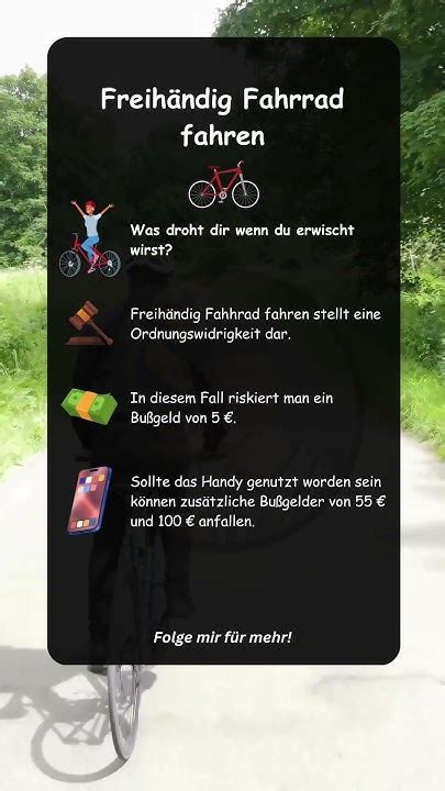 Freihändig Fahrrad Fahren Diese Strafen Drohen 🚴‍♀️👮‍♂️ Fahrrad Polizei Bußgeld Stvo