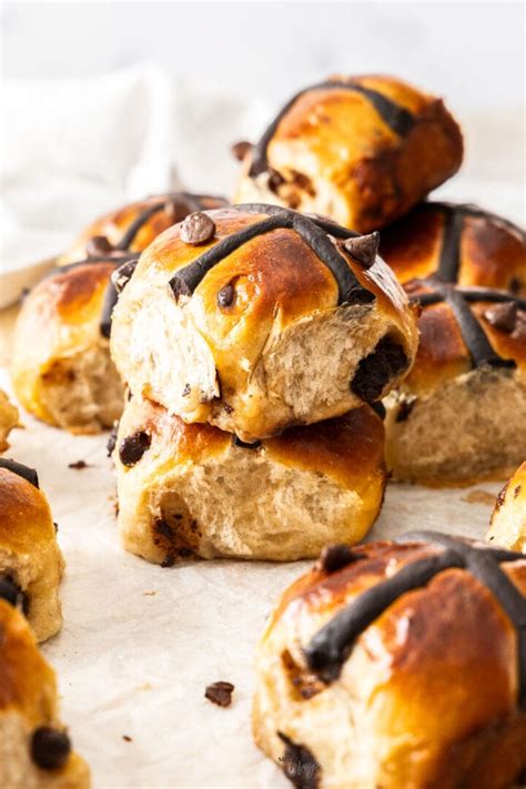 Choc Chip Hot Cross Buns Sugar Salt Magic