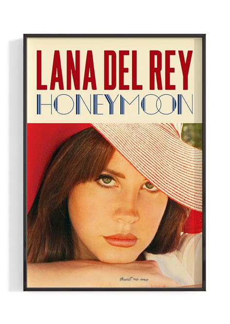 Lana Del Rey Honeymoon Poster The Indie Planet