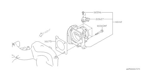 2024 Subaru Outback Fuel Tank Pressure Sensor Manifold Absolute