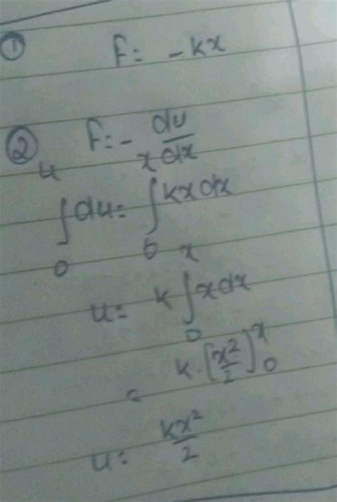 22 A Massless Spring With Spring Constant 2 K Is Stretched To A