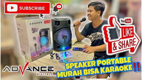 Review Speaker Portable Advance S Terbaru Murah Tapi Kok Gini