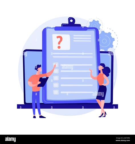 Online Survey Vector Concept Metaphor Stock Vector Image Art Alamy