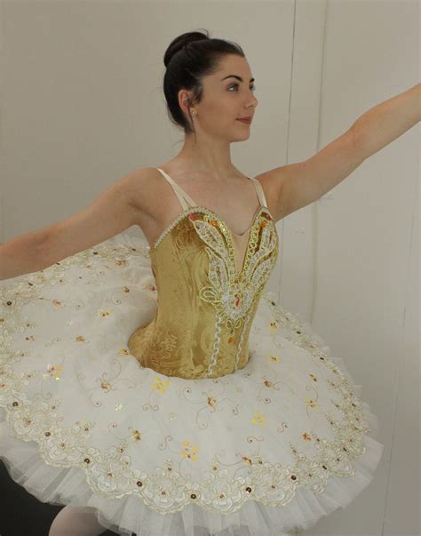 Just Ballet Old Gold Professional Tutu Hire Only