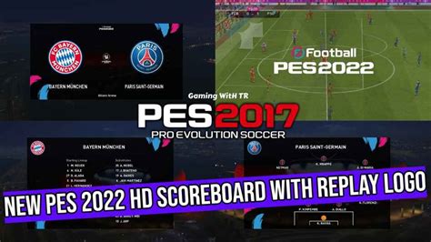 Pes 2017 New Pes 2022 Hd Scoreboard With Replay Logo V2 Pes 2017