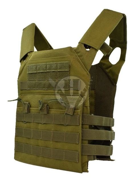 Chaleco Tactico Molle Jpc Airsoft Verde Od Reforzado Rbn HELTRONICS