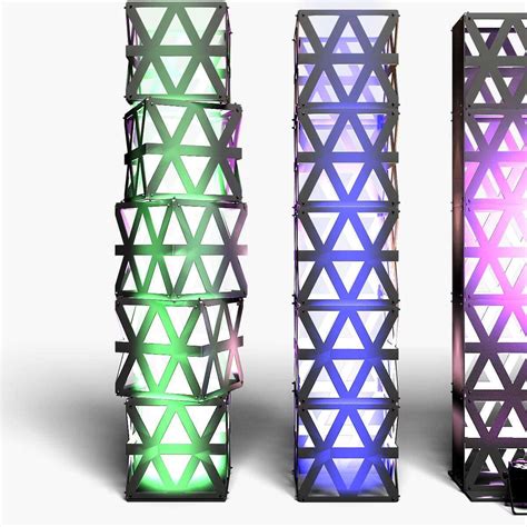 Stage Decor Modular Wall Column D Model By Akerstudio