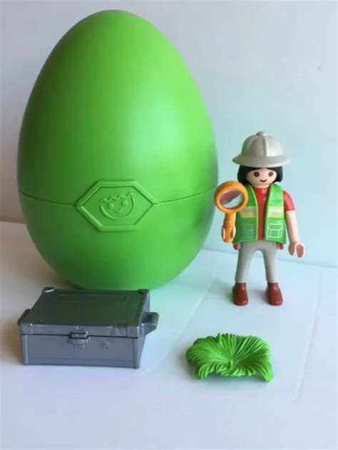 PLAYMOBIL 4925 DINOSAUR Scientist Dino Explorer Adventure Figure Egg ...