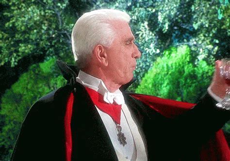 1995 Leslie Nielsen ('Dracula: Dead & Loving it!') : r/OldSchoolCelebs