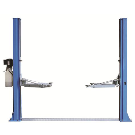 4t Manual Release System Movable Two Post Car Lift Double Cylinder