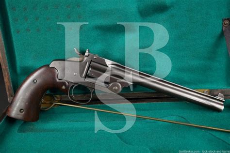 Custom Smith And Wesson Sandw Second Model 1891 22 Lr 8″ Single Shot Pistol Candr Lock Stock And Barrel