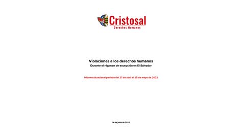 Tercer Informe Situacional De Casos De Violaciones A Derechos Humanos