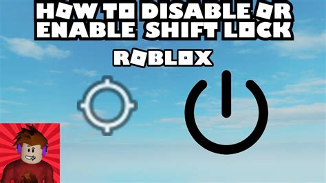 How To Enable Disable Shift Lock Roblox Studio Tutorial Youtube