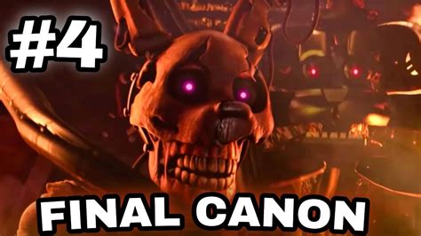 [ Fnaf Security Breach ] ¡final Canon 4 Pc Youtube