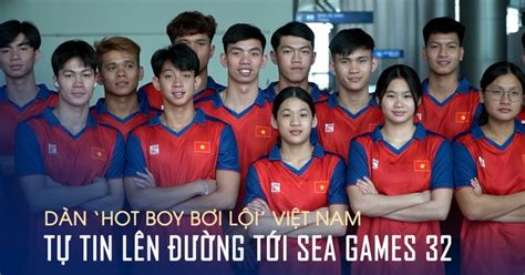 Huy Hoàng và dàn hot boy bơi lội Việt Nam tự tin lên đường tới SEA Games