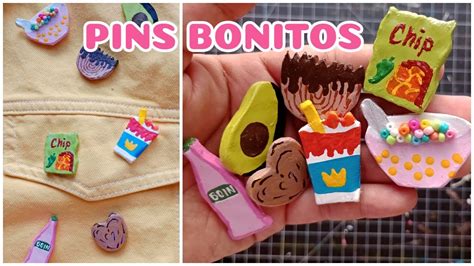 Diy Pins De Comidita Accesorios Fáciles Y Bonitos Ame Mayén Youtube