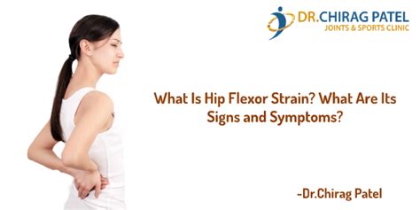 What Is Hip Flexor Strain What Are Its Signs and Symptoms | Dr Chirag Patel