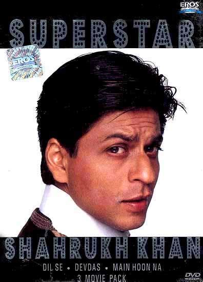 Superstar Shahrukh Khan (Dil Se, Devdas, Main Hoon Na 3 Movie Pack ...