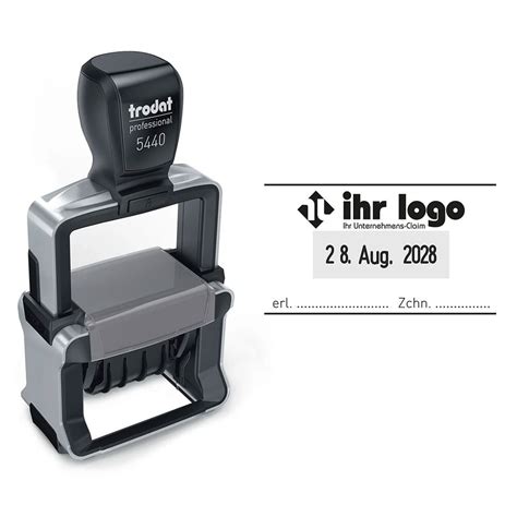 Trodat Professional Datum Und Textstempel Stempel Fabrik At