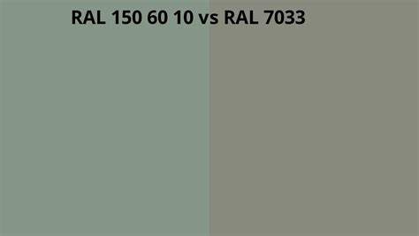 Ral 150 60 10 Vs 7033 Ral Colour Chart Uk