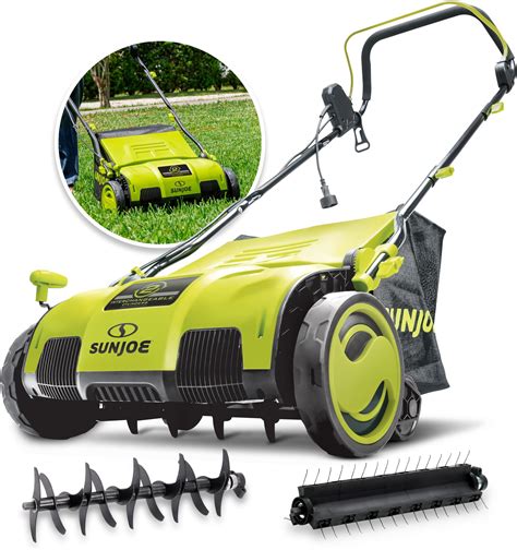 Amazon Sun Joe 24V X2 DTS15 Scarifier And Dethatcher Kit 5 Depth