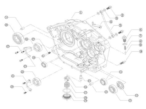 Vue Eclat E Carter Moteur Droit Pi Ces Quad Hsun