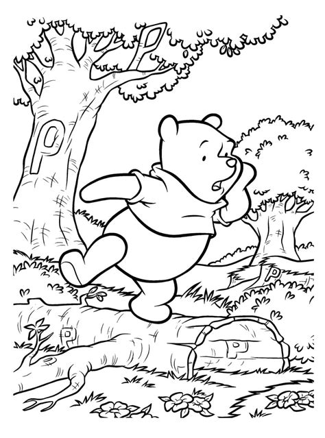 Ausmalbilder Winnie Pooh — Malvorlagen Zum Ausdrucken