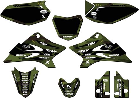 Amazon 2006 2022 TTR 50 APACHE Green Senge Graphics Complete Kit