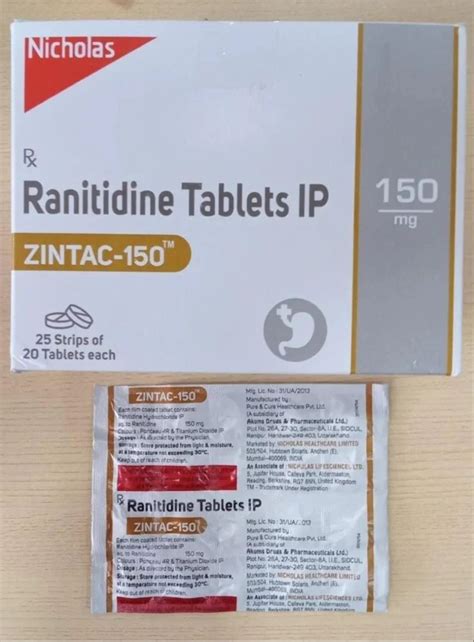 Ranitidine Tablets Ip Mg At Rs Stripe Gastroenterology