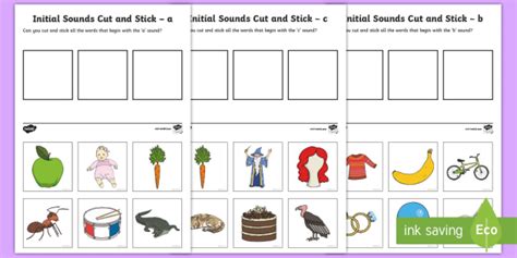 Initial Sounds Peg Matching Game Initial Sounds Peg