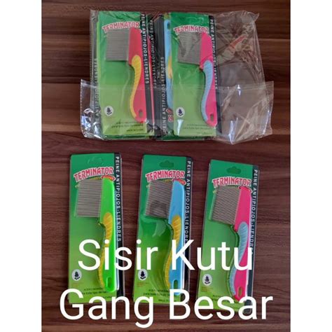 Jual Sisir Serit Kutu Gagang Besi Stainless Shopee Indonesia